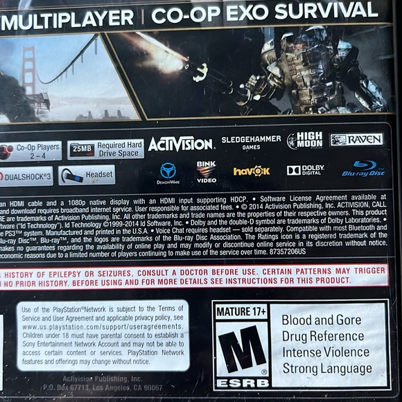 PS3 CALL OF DUTY ADVANCED WARFARE - Picture 6 of 6